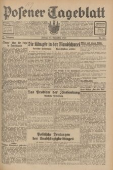 Posener Tageblatt. Jg.70, Nr. 262 (13 November 1931) + dod.