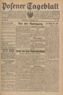 Posener Tageblatt. Jg.70, Nr. 263 (14 November 1931) + dod.