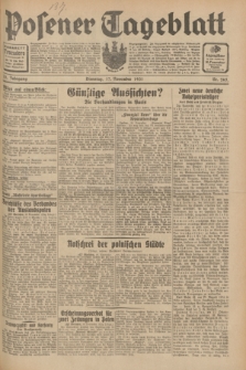 Posener Tageblatt. Jg.70, Nr. 265 (17 November 1931) + dod.