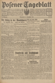 Posener Tageblatt. Jg.70, Nr. 269 (21 November 1931) + dod.