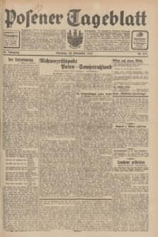 Posener Tageblatt. Jg.70, Nr. 271 (24 November 1931) + dod.