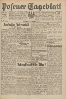 Posener Tageblatt. Jg.70, Nr. 275 (28 November 1931) + dod.