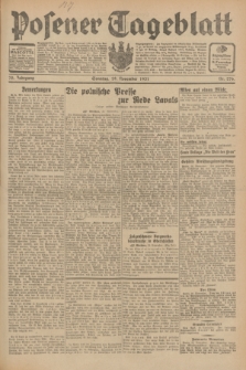 Posener Tageblatt. Jg.70, Nr. 276 (29 November 1931) + dod.