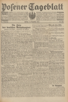 Posener Tageblatt. Jg.70, Nr. 285 (11 Dezember 1931) + dod.