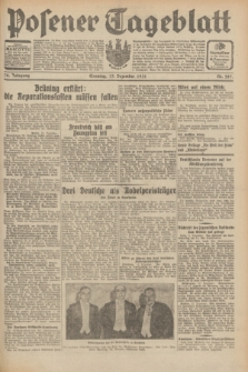 Posener Tageblatt. Jg.70, Nr. 287 (13 Dezember 1931) + dod.