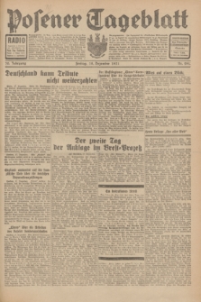 Posener Tageblatt. Jg.70, Nr. 291 (18 Dezember 1931) + dod.