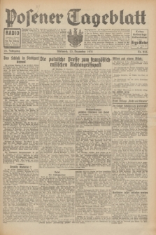 Posener Tageblatt. Jg.70, Nr. 295 (23 Dezember 1931) + dod.