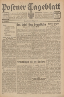 Posener Tageblatt. Jg.70, Nr. 60 (14 März 1931) [skonfiskowany]