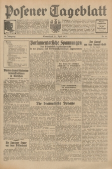 Posener Tageblatt. Jg.70, Nr. 94 (25 April 1931) [skonfiskowany]