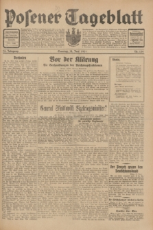 Posener Tageblatt. Jg.70, Nr. 134 (14 Juni 1931) [skonfiskowany]