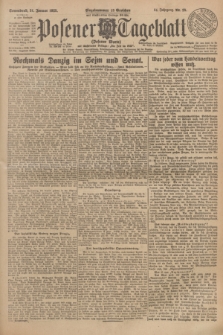 Posener Tageblatt (Posener Warte). Jg.64, Nr. 25 (31 Januar 1925) + dod.