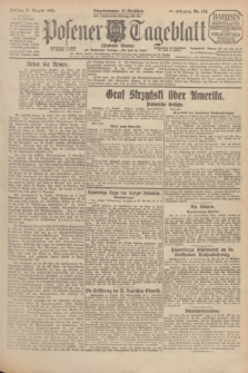 Posener Tageblatt (Posener Warte). Jg.64, Nr. 191 (21 August 1925) + dod.