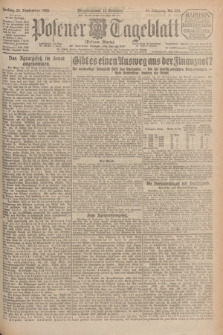Posener Tageblatt (Posener Warte). Jg.64, Nr. 221 (25 September 1925) + dod.