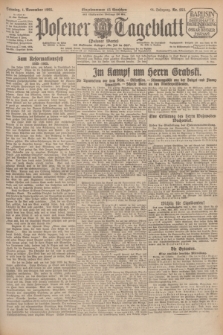 Posener Tageblatt (Posener Warte). Jg.64, Nr. 253 (1 November 1925) + dod.