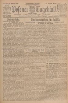 Posener Tageblatt (Posener Warte). Jg.65, Nr. 33 (11 Februar 1926) + dod.
