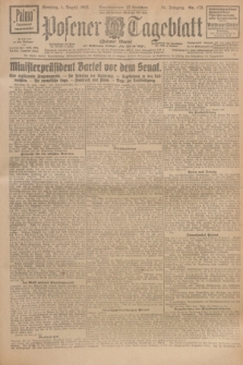 Posener Tageblatt (Posener Warte). Jg.65, Nr. 173 (1 August 1926) + dod.