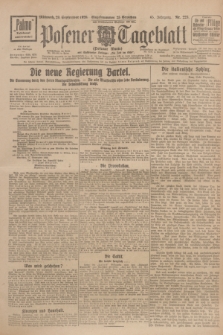 Posener Tageblatt (Posener Warte). Jg.65, Nr. 223 (29 September 1926) + dod.