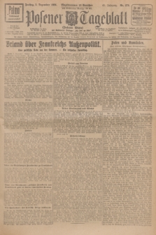 Posener Tageblatt (Posener Warte). Jg.65, Nr. 278 (3 Dezember 1926) + dod.