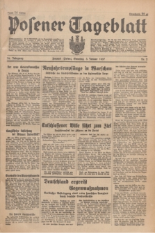 Posener Tageblatt. Jg.76, Nr. 2 (3 Januar 1937) + dod.