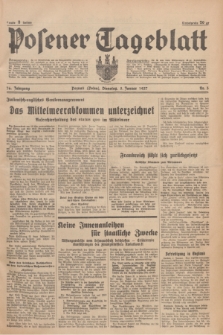 Posener Tageblatt. Jg.76, Nr. 3 (5 Januar 1937) + dod.