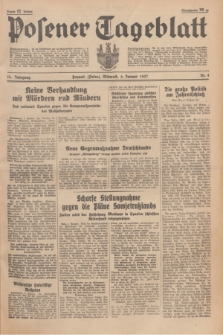 Posener Tageblatt. Jg.76, Nr. 4 (6 Januar 1937) + dod.