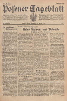 Posener Tageblatt. Jg.76, Nr. 7 (10 Januar 1937) + dod.