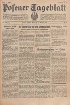 Posener Tageblatt. Jg.76, Nr. 9 (13 Januar 1937) + dod.