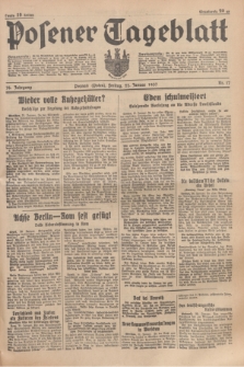 Posener Tageblatt. Jg.76, Nr. 17 (22 Januar 1937) + dod.