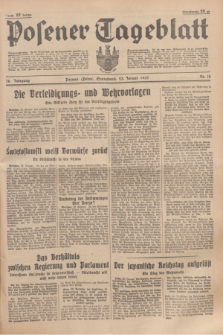 Posener Tageblatt. Jg.76, Nr. 18 (23 Januar 1937) + dod.