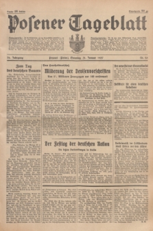 Posener Tageblatt. Jg.76, Nr. 25 (31 Januar 1937) + dod.