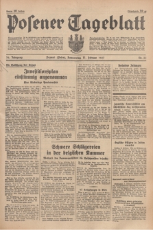 Posener Tageblatt. Jg.76, Nr. 33 (11 Februar 1937) + dod.