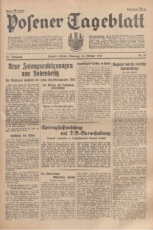 Posener Tageblatt. Jg.76, Nr. 36 (14 Februar 1937) + dod.