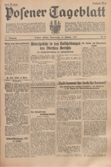 Posener Tageblatt. Jg.76, Nr. 39 (18 Februar 1937) + dod.
