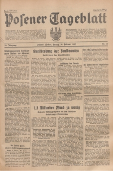 Posener Tageblatt. Jg.76, Nr. 40 (19 Februar 1937) + dod.