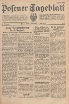 Posener Tageblatt. Jg.76, Nr. 51 (4 März 1937) + dod.