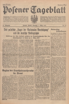 Posener Tageblatt. Jg.76, Nr. 54 (7 März 1937) + dod.