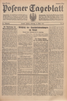 Posener Tageblatt. Jg.76, Nr. 60 (14 März 1937) + dod.