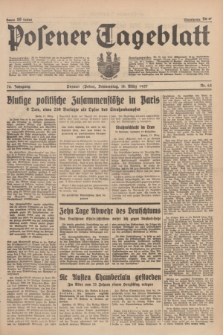 Posener Tageblatt. Jg.76, Nr. 63 (18 März 1937) + dod.