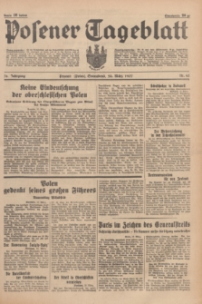 Posener Tageblatt. Jg.76, Nr. 65 (20 März 1937) + dod.