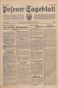 Posener Tageblatt. Jg.76, Nr. 66 (21 März 1937) + dod.