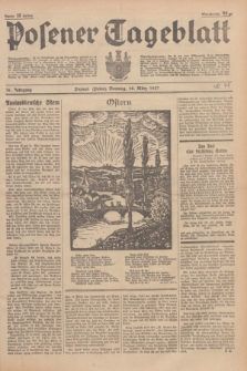 Posener Tageblatt. Jg.76, Nr. 71 (28 März 1937) + dod.