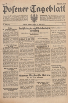 Posener Tageblatt. Jg.76, Nr. 74 (2 April 1937) + dod.