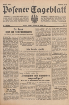 Posener Tageblatt. Jg.76, Nr. 77 (6 April 1937) + dod.