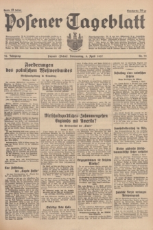 Posener Tageblatt. Jg.76, Nr. 79 (8 April 1937) + dod.