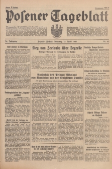 Posener Tageblatt. Jg.76, Nr. 83 (13 April 1937) + dod.