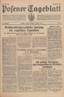 Posener Tageblatt. Jg.76, Nr. 86 (16 April 1937) + dod.