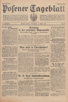 Posener Tageblatt. Jg.76, Nr. 87 (17 April 1937) + dod.