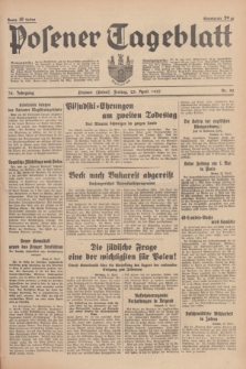 Posener Tageblatt. Jg.76, Nr. 92 (23 April 1937) + dod.