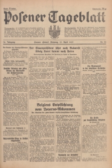Posener Tageblatt. Jg.76, Nr. 95 (27 April 1937) + dod.