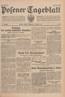Posener Tageblatt. Jg.76, Nr. 96 (28 April 1937) + dod.